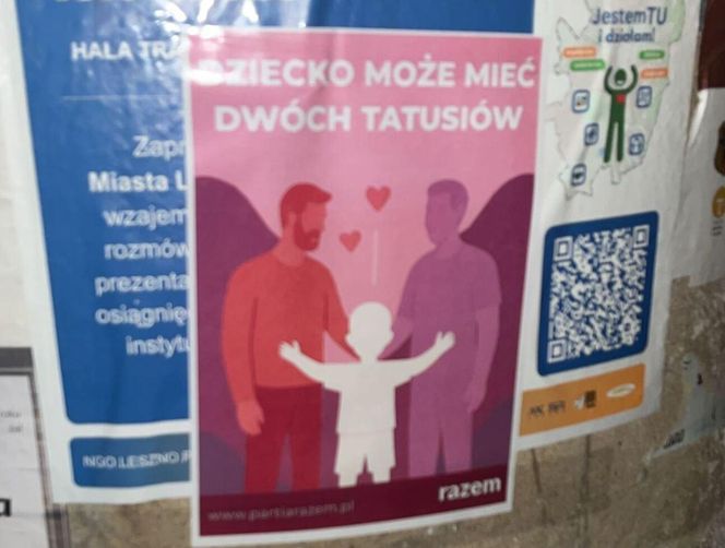 Kontrowersyjne plakaty w Lesznie