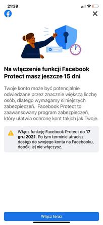 Facebook Protect - co to jest i o co chodzi? Jak włączyć i czym jest Facebook Protect?