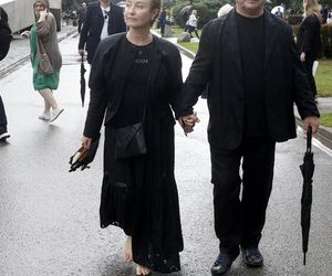 Gabriela Muskała boso na pogrzebie Joanny Kołaczkowskiej