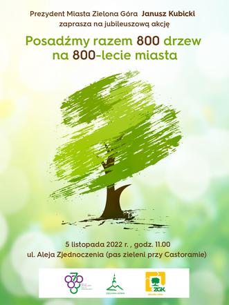 800 drzew na 800-lecie Zielonej Góry
