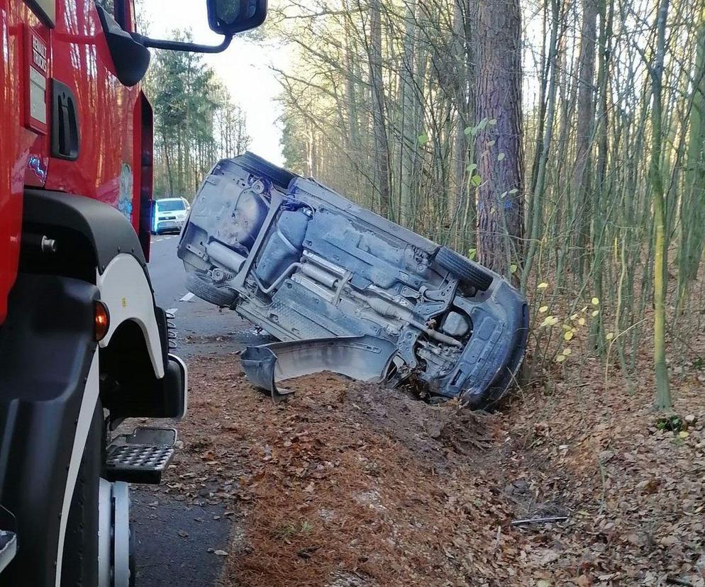 Poranny wypadek w miejscowości Biała. 19-latka straciła panowanie nad samochodem