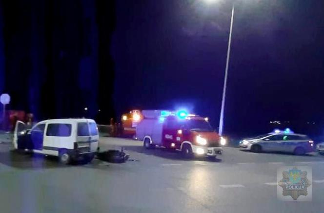 Spowodował wypadek i jechał z kradzionym motorowerem