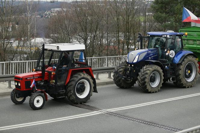 Protest rolników. Zablokowali granicę w Cieszynie