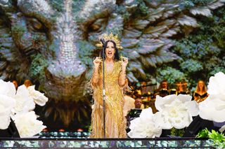 Justyna Steczkowska cała na złoto. Tą stylizacją zachwyciła wszystkich!