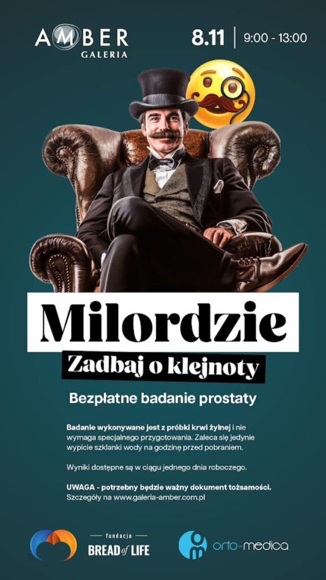 Kalisz. Milordzie zadbaj o swoje klejnoty! Fundacja Bread of Life zachęca do badań