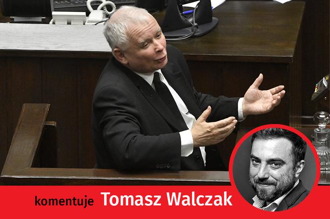 Super Opinie - Tomasz Walczak Jarosław Kaczyński na mównicy