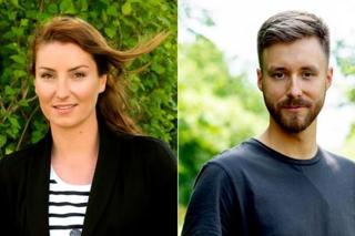 M jak miłość. Beata (Izabela Warykiewicz), Rafał (Łukasz Twardowski)	