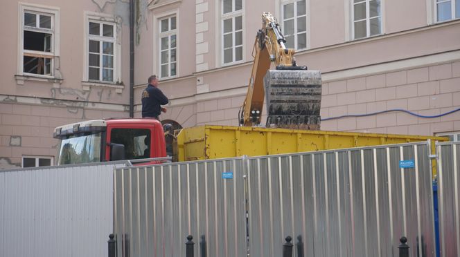 Remont Pałacu Lubomirskich. Tak wygląda plac budowy