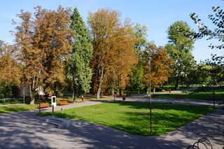 Pierwszy dzień jesieni 2024 w parku Ludowym w Lublinie