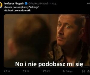 Najlepsze memy o Lewandowskim i Probierzu. Internauci nie zawiedli 