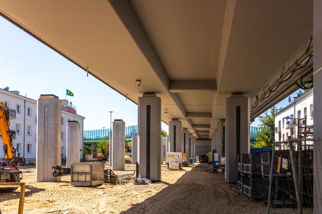 Remont wiaduktów Trasy Łazienkowskiej w Warszawie