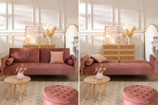 Sofa rozkładana. Modna sofa z funkcją spania