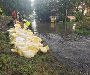 Powódź w Żaganiu. Tak wygląda ul. Dworcowa 