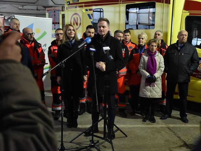 Nowoczesny ambulans do przewożenia noworodków