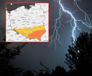 Alerty RCB i ostrzeżenia IMGW drugiego stopnia dla południowej Polski. Nadchodzą potężne burze z gradem
