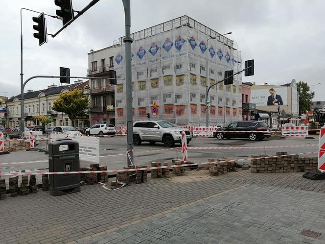 Remonty w centrum Siedlec i objazdy