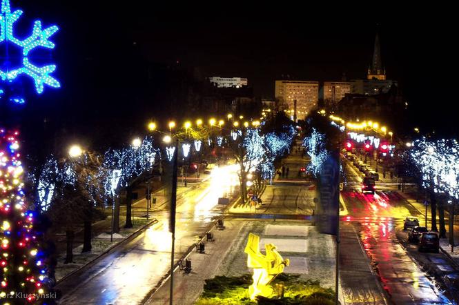 Iluminacje świąteczne w Szczecinie