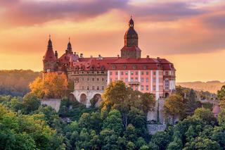 Zawalił się fragment muru przy Zamku Książ w Wałbrzychu