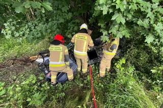 Śmiertelny wypadek pod Kołobrzegiem. Kierowca osobówki uderzył w drzewo