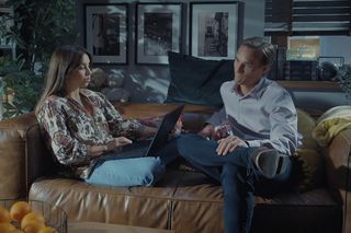 M jak miłość odc. 1838. Olek (Maurycy Popiel), Aneta (Ilona Janyst)