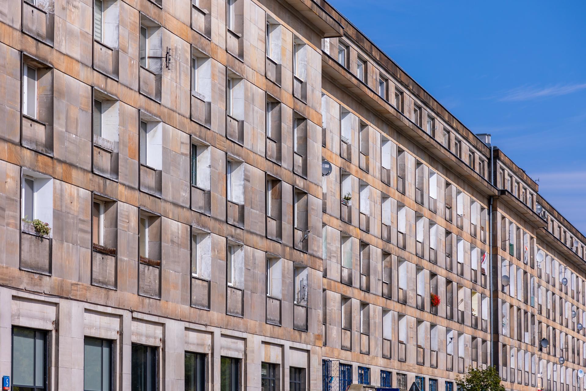 Osiedle Praga II w Warszawie - zdjęcia. Socrealistyczne osiedle jest zabytkiem