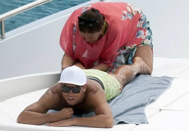Cristiano Ronaldo z mamą