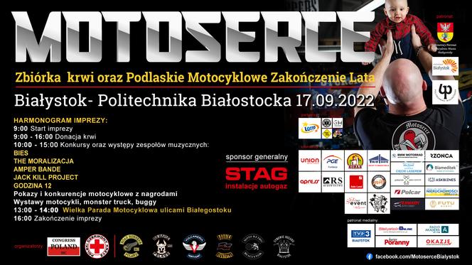Plakat motoserce Białystok
