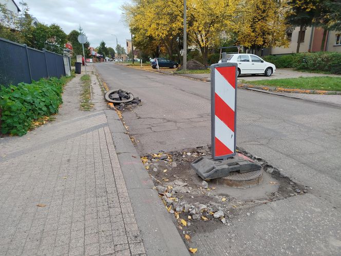Trwa remont nawierzchni ulic Romanówka i Unitów Podlaskich w Siedlcach