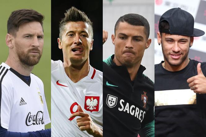 Mundial - zarobki piłkarzy - Lewandowski, Messi, Neymar, Ronaldo