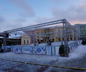 Wielki powrót lodowiska na Rynku Kościuszki. Atrakcji nie było w Białymstoku przez kilkanaście lat