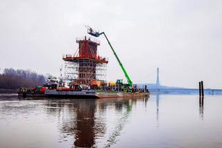 Warszawa. Powstaje nowy most nad Wisłą. Zakończył się kolejny etap budowy!