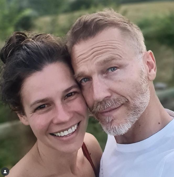 Krystian Wieczorek i jego żona Maria