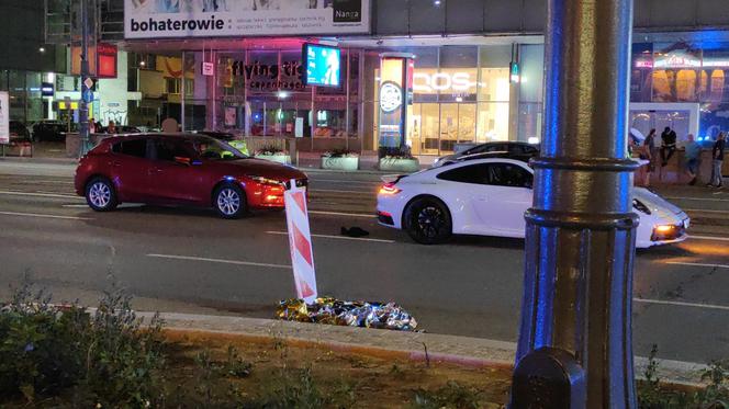 Makabryczny wypadek na Marszałkowskiej w Warszawie	