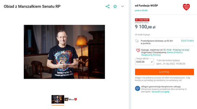 Obiad z Marszałkiem Senatu RP