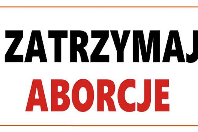 W Koszalinie trwa akcja Zatrzymaj aborcję.