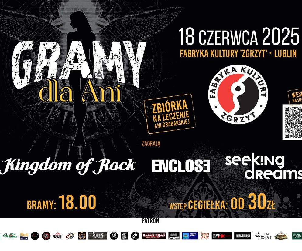Rock dla Ani! Kingdom of Rock (Świeża krew Eski ROCK) ogłasza wydarzenie na pomoc koleżance