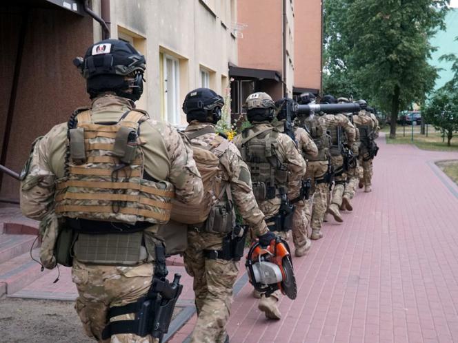 Wielka akcja policji w Nowym Dworze Mazowieckim