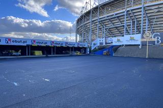 Remont w parku maszyn na stadionie Stali Gorzów