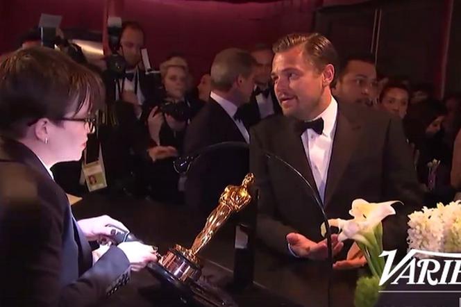 Leonardo DiCaprio czeka na Oscara
