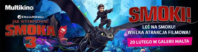 „Jak wytresować smoka 3” - moc atrakcji  w Multikinie Poznań Malta i Galerii Malta
