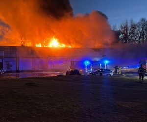 Pożar sklepu z chińską odzieżą w Rudzie Śląskiej