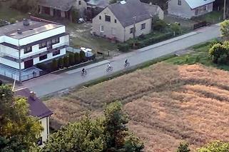 Pościg policyjnego drona za podpalaczami