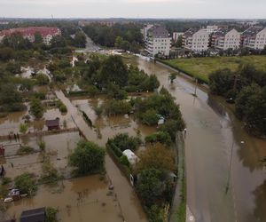 Wrocław - woda przy osiedlu na Stabłowicach 