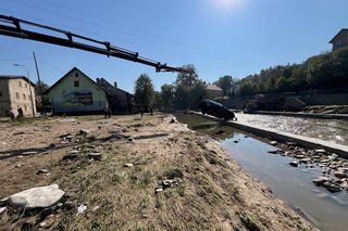 Strażacy z Warszawy w akcji w Lądku-Zdroju