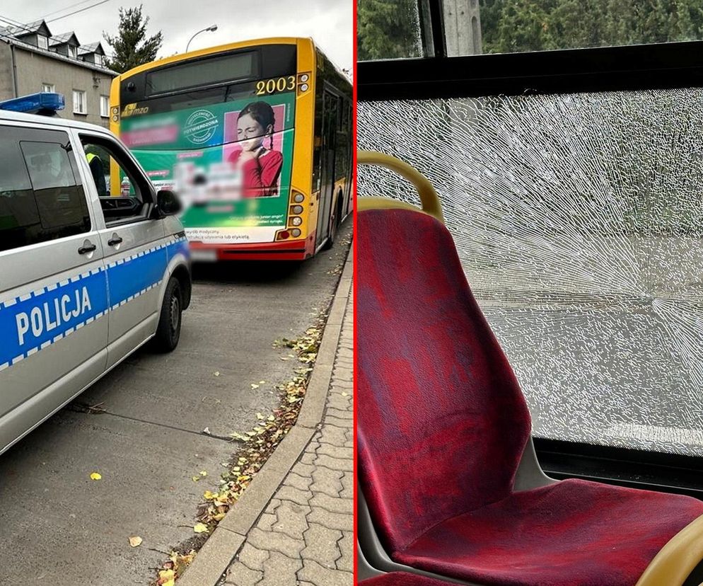 Ostrzelali autobus na Ursusie. Mogli trafić w pasażerkę