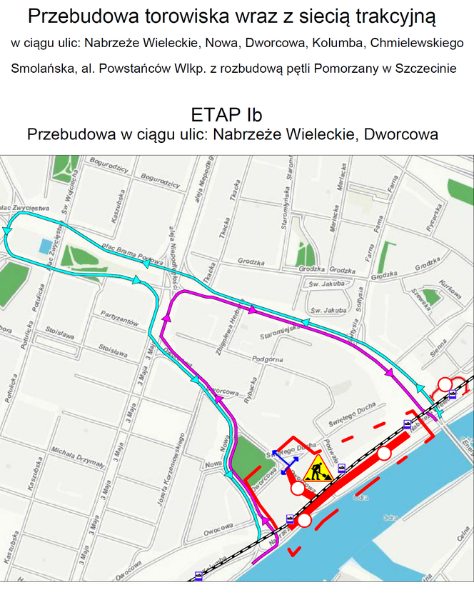 "Torowa rewolucja" - organizacja ruchu od 18 grudnia 2021 r. 