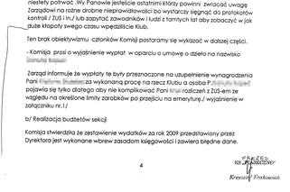 Prezes Klubu Sportowego Piaseczno fałszuje dokumenty?