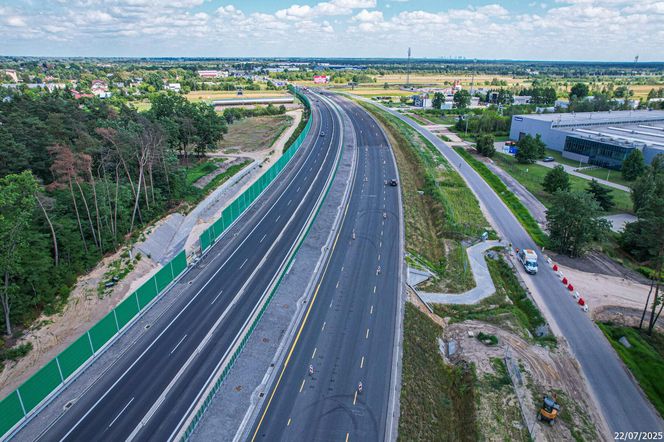 Budowa S7 Płońsk - Czosnów, odcinek od węzła Modlin do węzła Czosnów