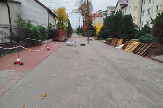 Kończy się remont, a właściwie budowa z kostki ulicy Fabrycznej w Siedlcach