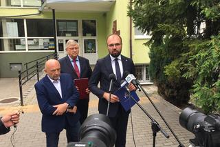 Konferencja prasowa Krzysztof Szczuckiego w Grudziądzu